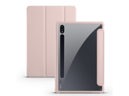 Capa Protetora De Acrílico Rosa Para Tablet Samsung Galaxy Tab S9 Plus/s9 Fe Plus. Tuotuo