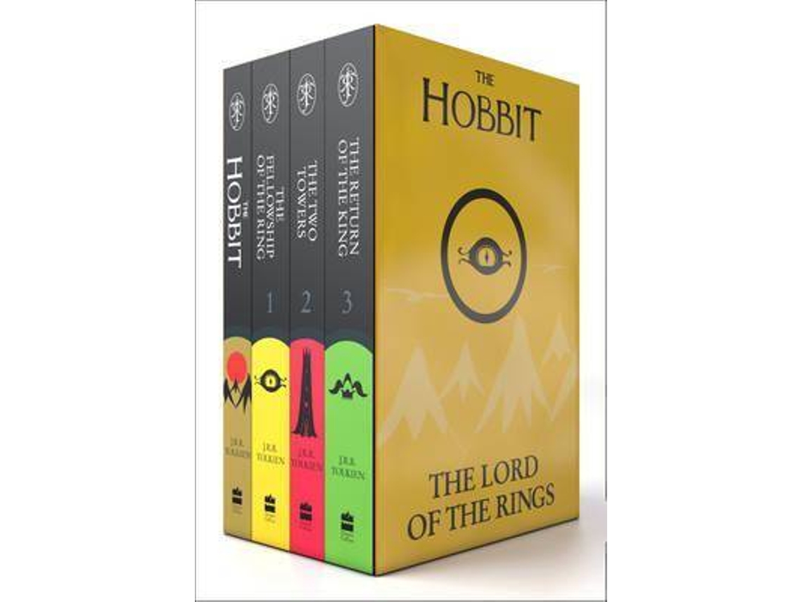 Livro The Hobbit The Lord of the Rings Boxed Set de J R R Tolkien (Inglês)