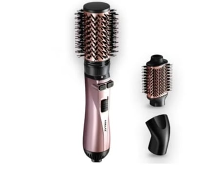 Escova Rotativa De Ar Quente 3 Em 1 Sokany Sk 15035 Rosa