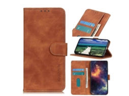 Capa De Couro Com Flip Horizontal Khazneh Retro Texture Pu Tpu Para Vivo V25 5g / X80 Lite