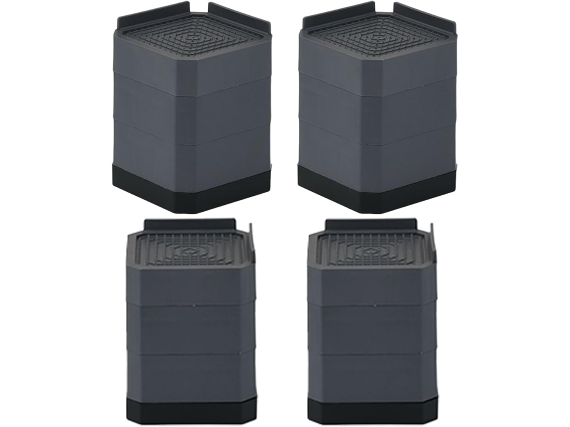 Conjunto De 4 Calços Para Elevar Os Pés Dos Móveis