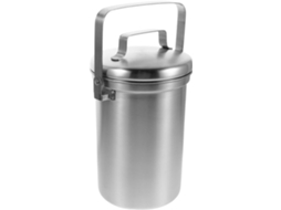 Lixeira Inoomp para Bancada de Cozinha, À Prova de Odores, para Resíduos Orgânicos, com Tampa, Capacidade de 3 Litros, CHABERLU