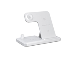 Carregador Sem Fio 4 Em 1 Para Iphone Suporte De Carregamento Para Smartphone Sem Fio Dobrável Ângulo Ajustável Terminal Tipo C Apple W Saisiyiky