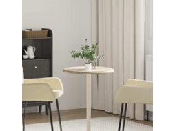 Vidaxl Tampo De Mesa Ø50x2,5 Cm Mármore Cor Creme