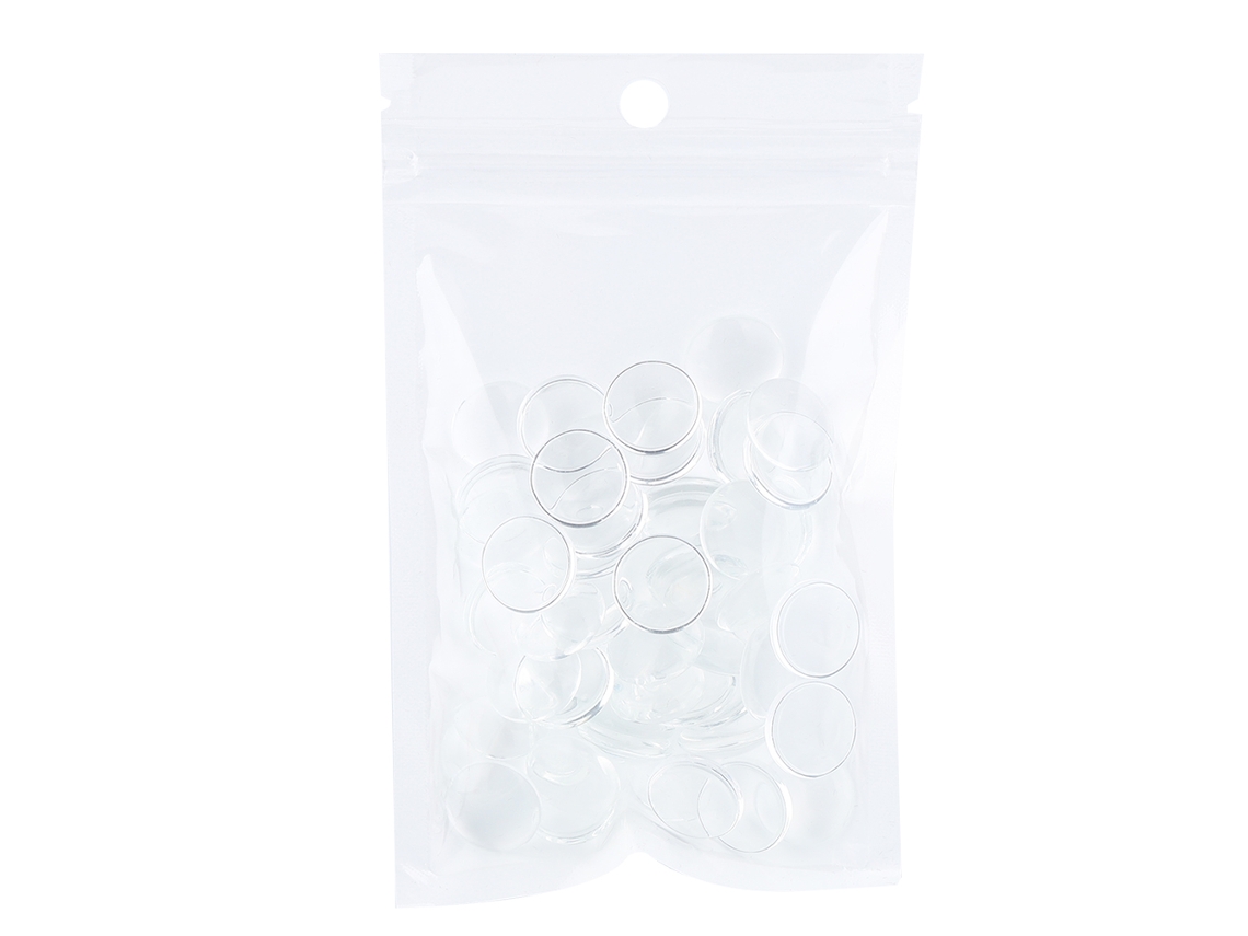 50 Cartões De Cor Transparentes Para Mostrar Esmalte De Unhas Em Gel, Ferramenta De Manicure Pequena Redonda