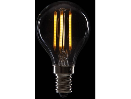 Lâmpada LED GREENICE DECO WO-LF-G45-E14-4W-WW (Casquilho: E14)