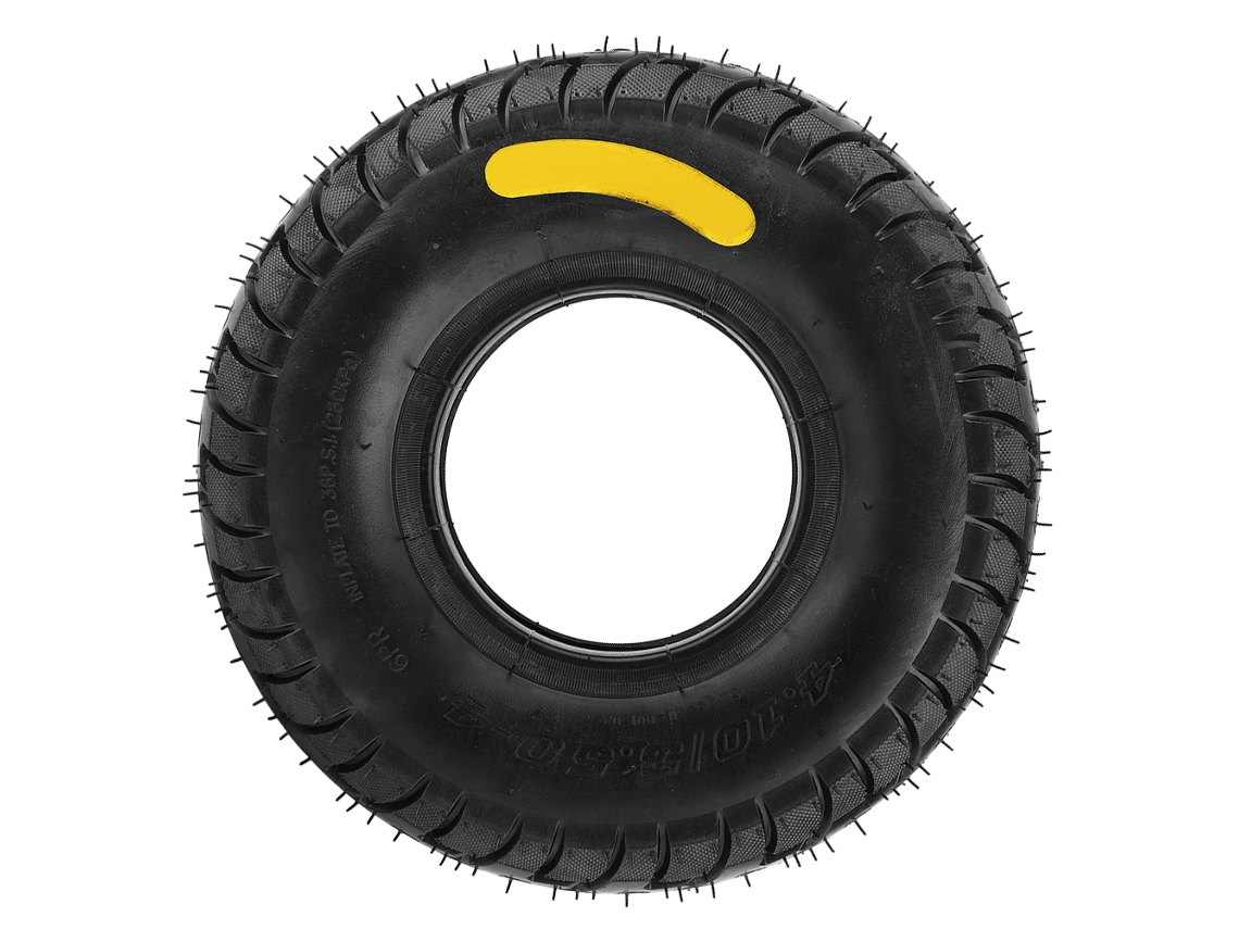 Pneu De Borracha Exterior Com Boa Elasticidade Para Carrinho De Ferramentas Inflável 4.10/3.50-5 12in/4.10/3.50-4 10in