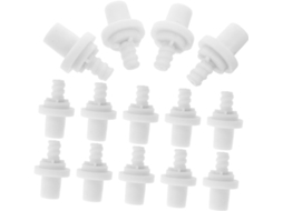 Espiral Autotravante Para Cabo De Escova Sanitária Em Pp Branco, 15 Mm X 16 Mm, Acessório De Banheiro Compatível Com Gokoco