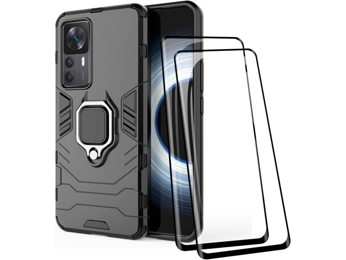 Capa Mi Ultra Tpupc Antichoque Vidros Para Xiaomi Xiaomi 12t/12t Pro/redmi K50 Ultra/k50 5g Hongwe. Com Anel De Suporte