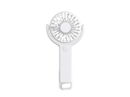 Ventilador Portátil Recarregável 1200mah 5 Velocidades De Eletricidade Com Gancho Dobrável B