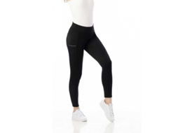 Calça de Montar com Assento de Silicone Brigitte Preto 34Equitheme