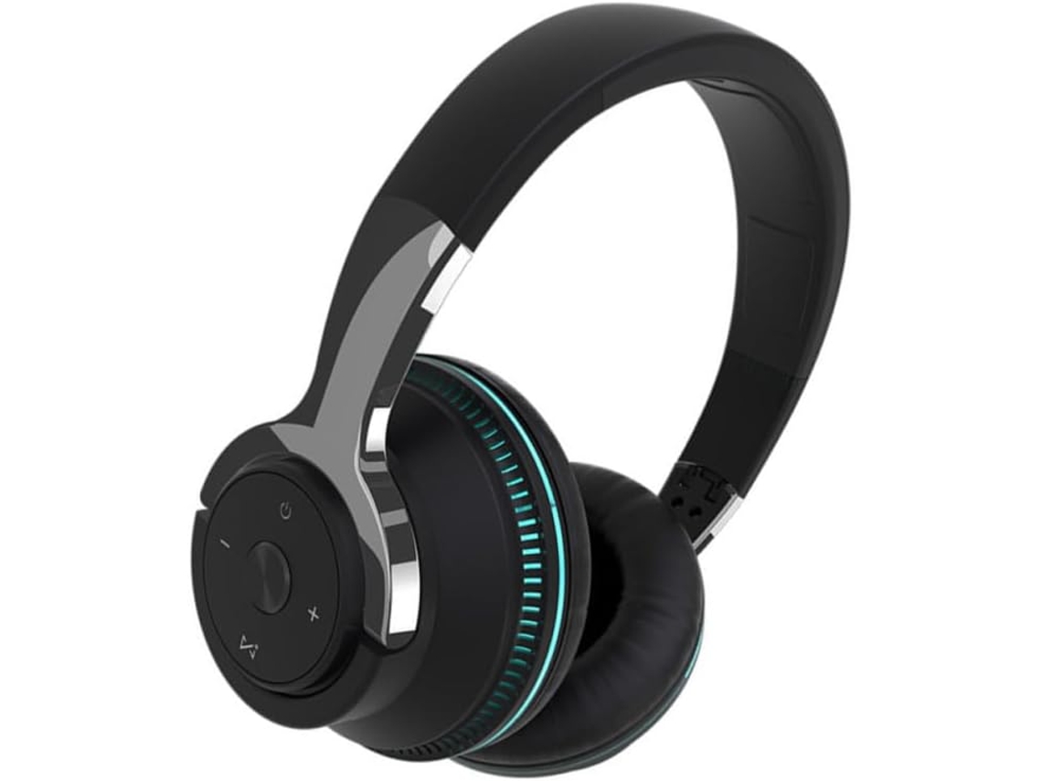 Casque Audio Sans Fil Pliable Noir Lumière Respirante, Transmission Rapide Et Confort Para Ordinateur De