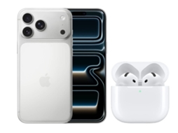 Pack iPhone 17 Pro Apple + Airpods 4 Branco 6.3'' 256 Gb Prateado | APPLE
