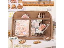 Estojo para Lápis, Capivara, Kawaii, Escritório, Maquiagem AQUAFORGE