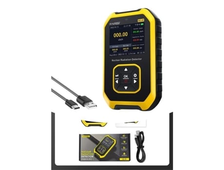 Detector portátil de radiação nuclear eletromagnética digital contador Geiger QINGQUE