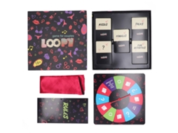 Walshlxq juego de Mesa Interactivo Familiar Con Giratorio para Fiesta Estrategia Creatividad Cartas