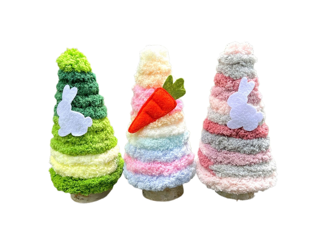 Laxiscreed Conjunto De Decoração De Páscoa Com Enfeites De Pelúcia E Bandeja Para Celebrar A Festa