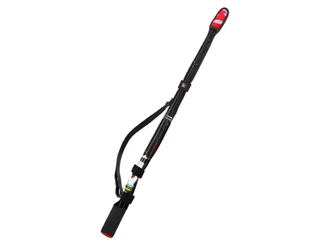 Bolsa De Armazenamento Para Vara De Pesca Estilo Curto Com Chapéu Preto Ajustável, Protetora, Ideal Para Pesca Ao Ar Livre C