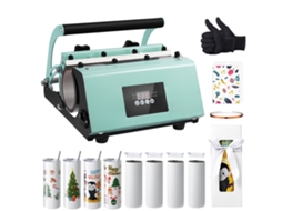 Máquina De Prensa Térmica E Copos De Sublimação Succebuy Kit Completo