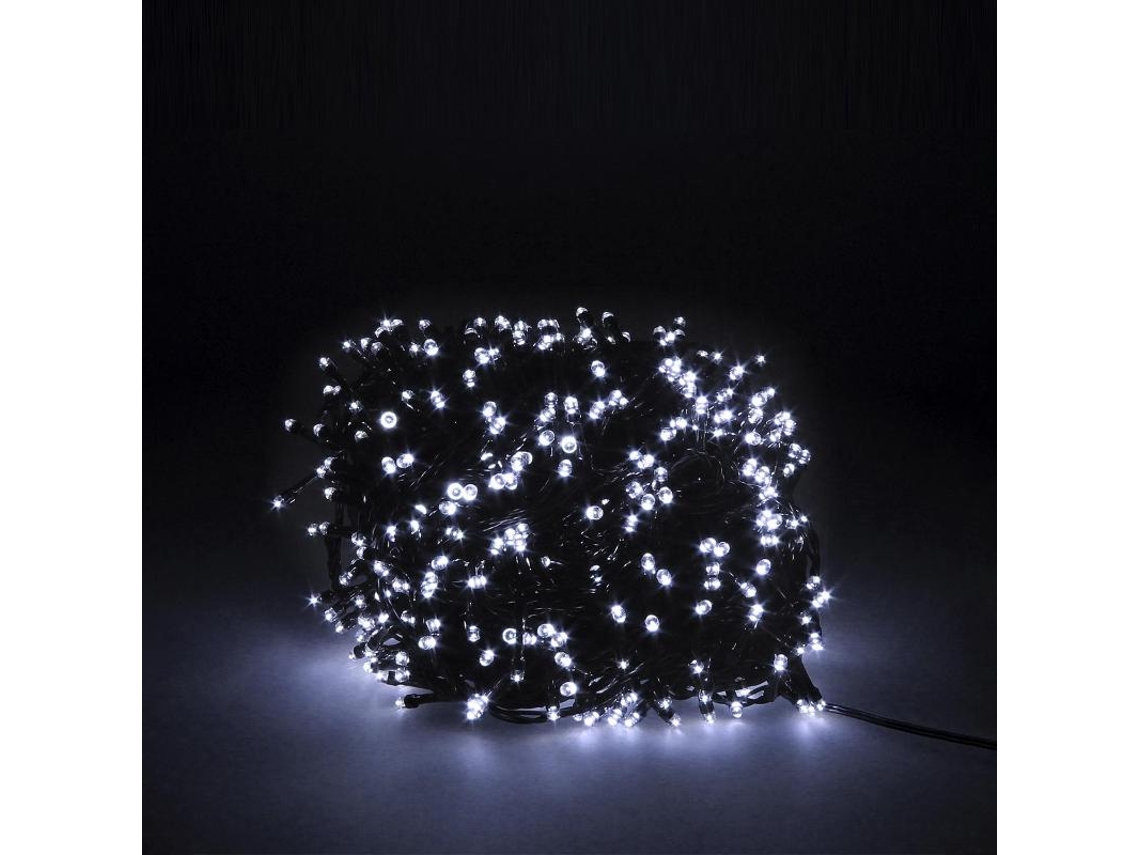 Grinalda de Luzes de Natal 500 leds cor Branco Frio. Interior e Exterior ip44