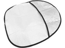Capa/protetor De Volante Com Refrigeração Em Alumínio Prateado