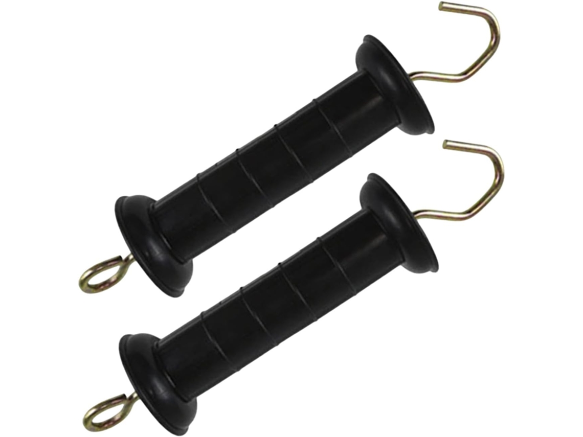 Conjunto De Maçaneta Para Portão Cerca Elétrica Com Gancho Portátil E Material Pp Resistente Gado Fazendas