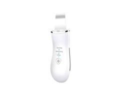 Massajador Facial Scrubber Beauty Lifting Tool Facial Scrubber Spatula Para Limpeza Profunda Com 3 Modos Usb Recarregável Branco Yunzii