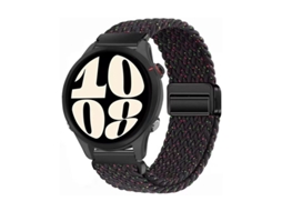 Pulseira De Nylon Trançado Com Fecho Magnético Gt6 Para Huawei Watch 5, Samsung Galaxy Watch 7, Xiaomi S4, Garmin