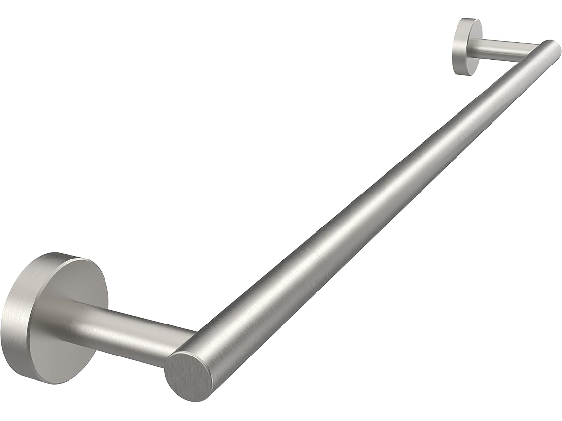 Barra De Toalha 45, 7cm 18 Polegadas Em Aço Inoxidável Sus304, Resistente À Ferrugem, Para Banheiro E Cozinha, Com