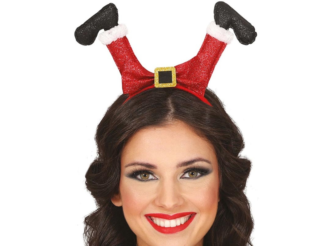 Tiara de pernas de Papai Noel