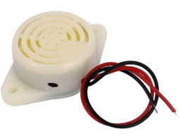 Buzzer Eletrônico Miniatura de Alarme com Tom Intermitente, 2 Fios, 3v 24v Dc CHABERLU