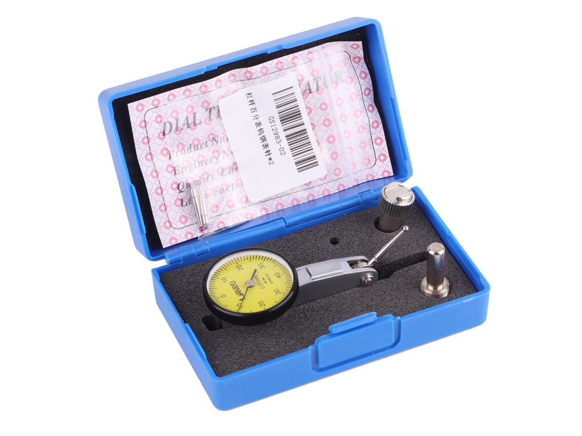 Indicador Dial De Prueba Com Rails De Herradura Métrico 0‑40‑0 Precisión 0.01mm E 2 Sondas De Rubi