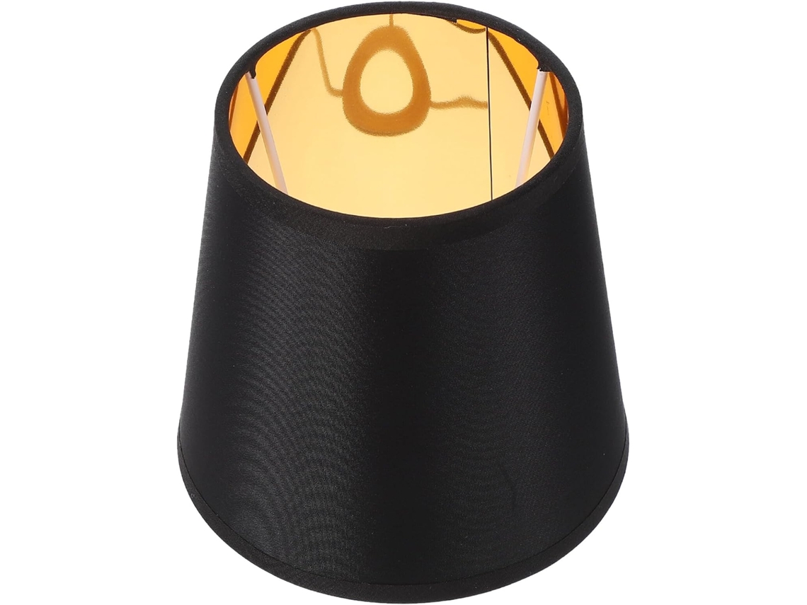 Abajur De Tecido Preto Para Soquete E14, Proteção Para Os Olhos, Feito À Mão, Estilo Simples, Para Decoração.