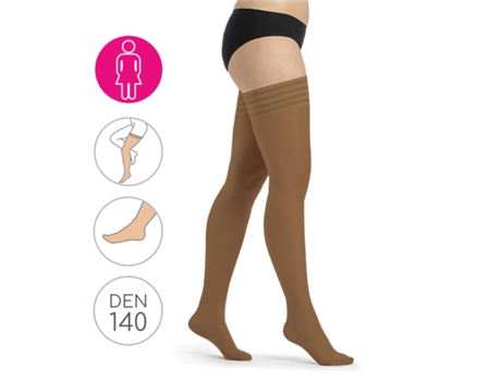 Meias de Descanso Delilah Raiz Da Coxa 140 Den SIGVARIS