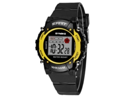 Reloj Deportivo Electrónico Para Estudiantes Niños Moda Simple Synoke Amarillo