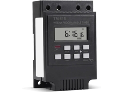 Interruptor Temporizador Digital De 30a Com Controle Programável 7