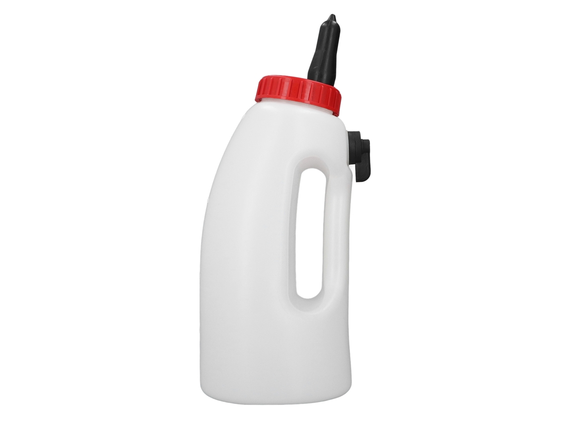 Bebedouro De Leite Para Bezerro 4l Com Alça E Mamilo