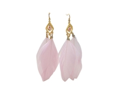 Brincos pendentes de penas elegantes Farfi 2026 para mulheres, perfeitos para casamentos, festas, formaturas e presentes.