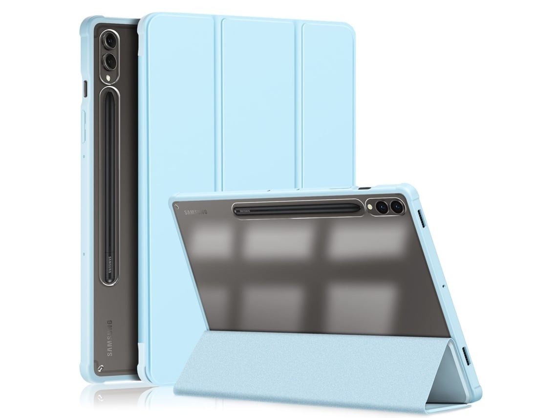 Caneta Stylus Para Tablet Lurelia, Para Samsung Galaxy Tab S9 11 2023 X710 Com Compartimento Para Caneta De Acrílico, Azul Celeste, Fixação Magnética