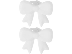 Lindo Acessório De Capacete Em Formato Laço 3d Silicone Para Cosplay