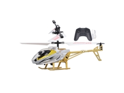 Brinquedo De Helicóptero Rc 2.5 Canais Com Luzes Led, Resistente A Quedas E De Liga, Prata, Para Crianças