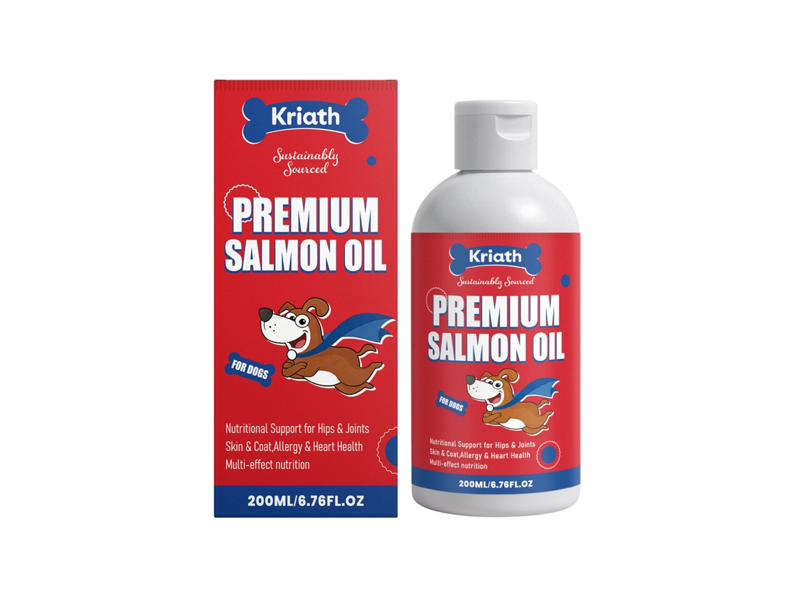 Óleo de Salmão Kriath Suave para Cães Todas Raças
