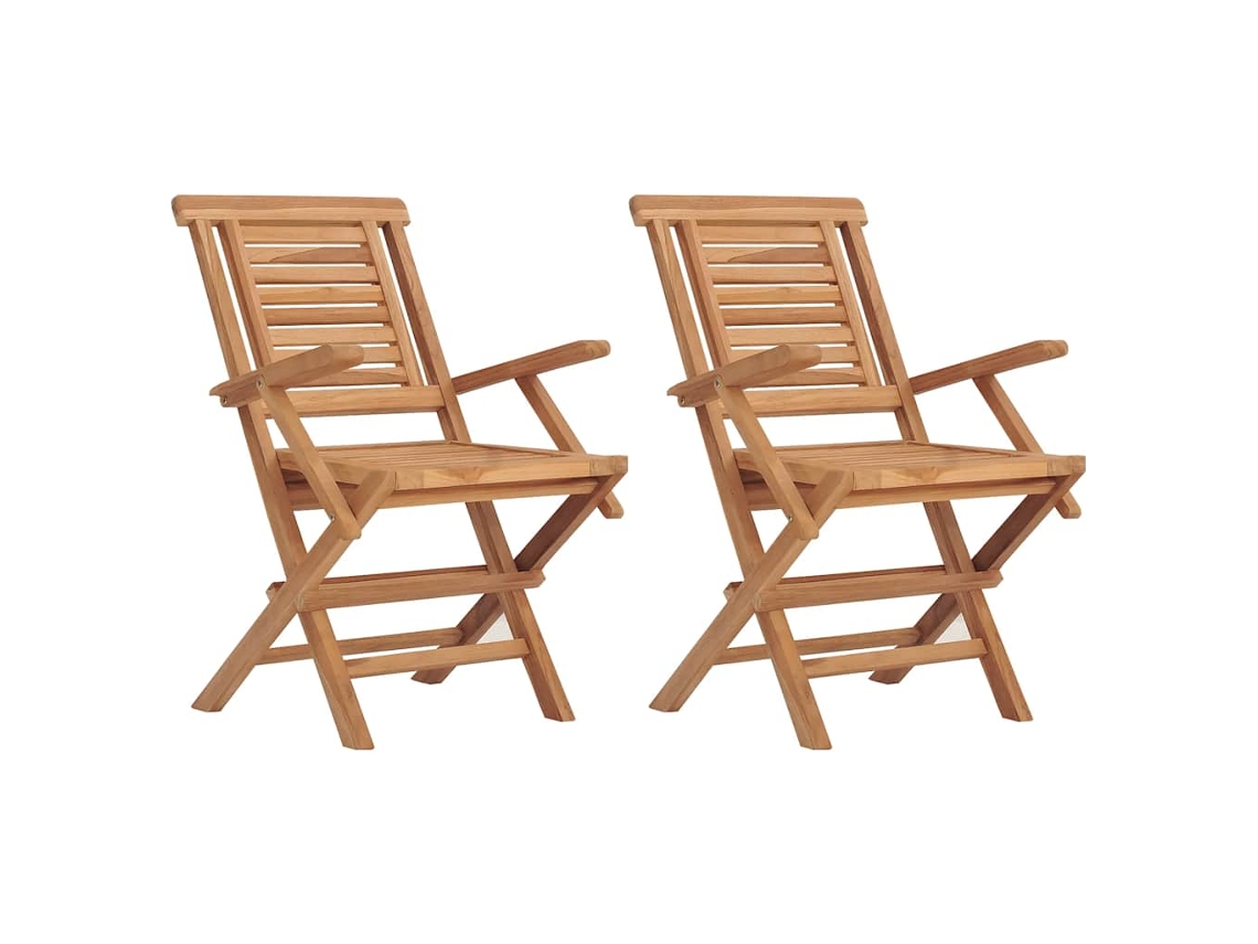 Folding Chair, Folding Chairs Vidaxl Marrom Madeira (n/a)