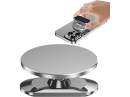 Suporte magnético para celular veicular com rotação de 360°