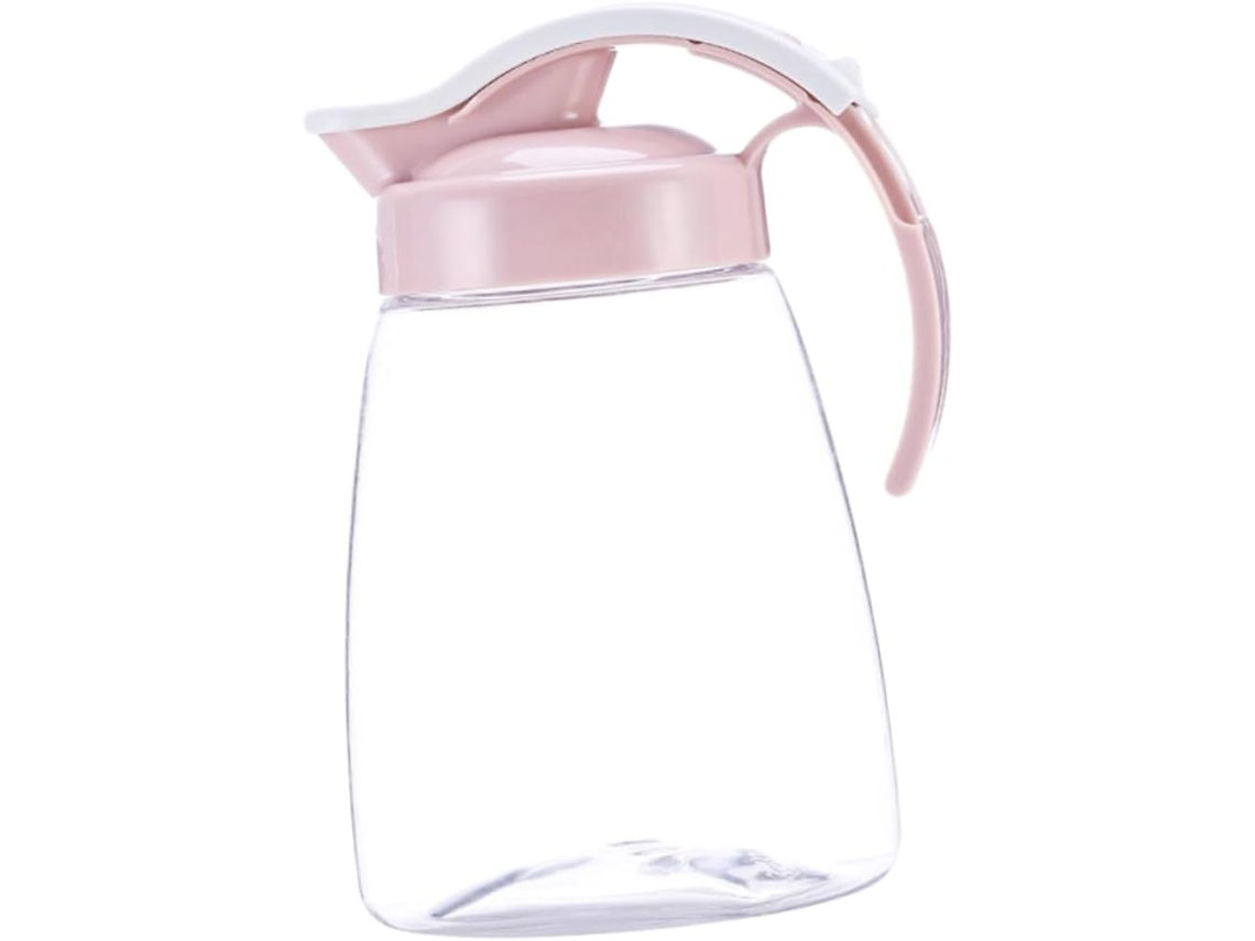 Jarra Pequena Rosa De Plástico De Qualidade Alimentar Para Bebidas Frias, Ao Calor, Ideal Casa