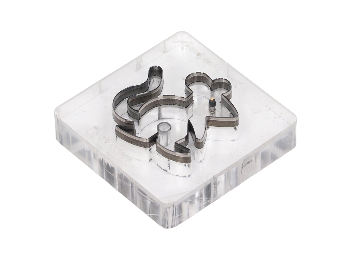 Matriz De Punch Mouse Em Forma De Couro Com Aço Liga E Acrílico Para Diy Processamento