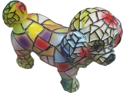 Abajur De Mesa Led Genérico, Luminária De Cabeceira Em Resina, Tema De Cachorro