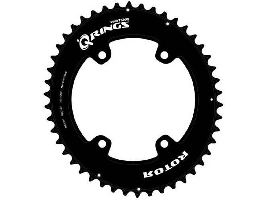 Bandejas DuPlas ROTOR Q Rings Grx Bcd110X4 Q46T(30) Out Bk (Preto - TU)