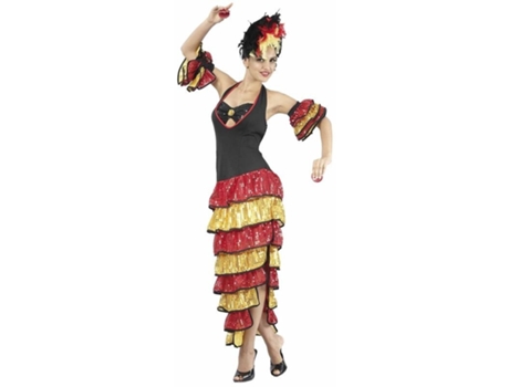 Fato de Mulher CENTROXOGO de Dançarina de Rumba (Tam.: T/U)