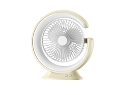 Ventilador Laxiscreed Com Rotação Ajustável E Bateria De 2400mah Para Uso Prático E Eficiente